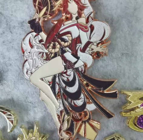 【八月底发】王者荣耀wzry金属徽章 不知...