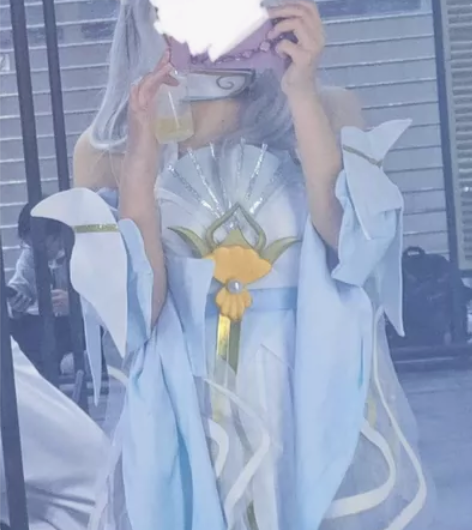 西施游龙清影cos服，只穿过一次送美瞳 中...