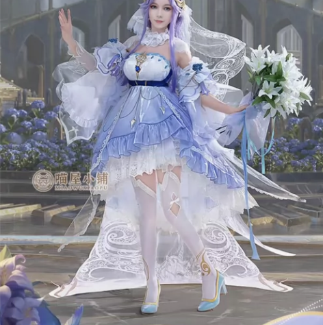 【出租】王者荣耀 大乔挚爱花嫁 cos全套...
