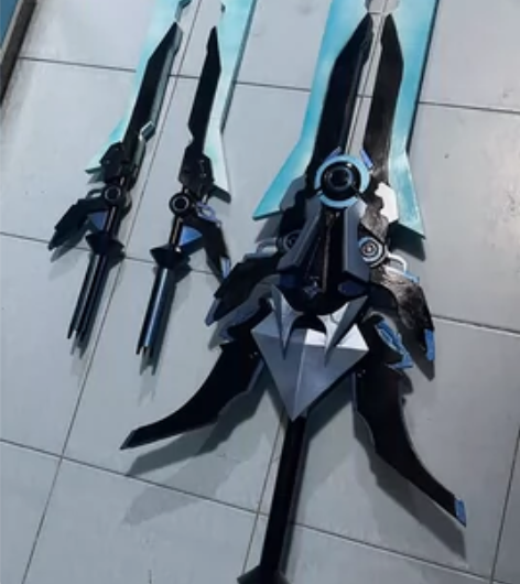 三分默契交锋cos 花木兰是L码。 道具有...