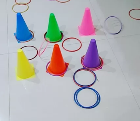 【亲子互动套圈圈桶5个】套圈圈游戏套装/幼...