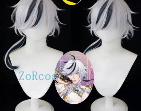 新世界狂欢 布儡 cosplay假发 银白...