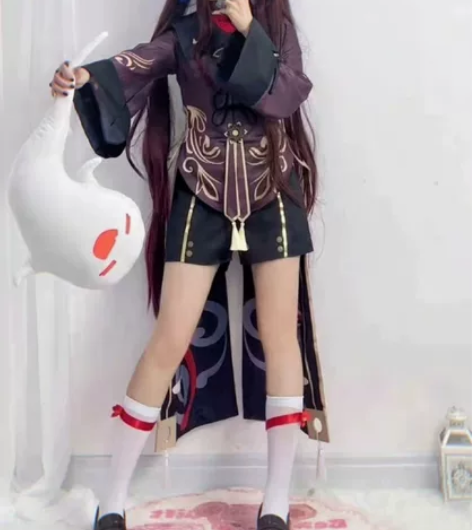 原神胡桃大全套L码（戒指+手链+漫美假发）...