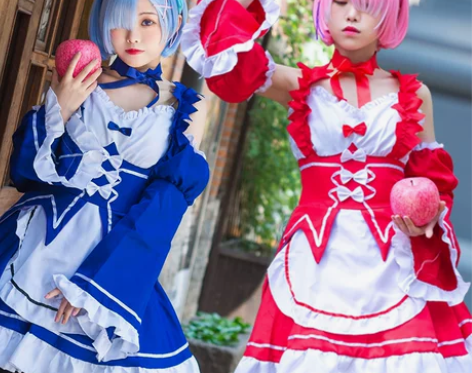 白泽Ram拉姆COS服装蕾恶魔雷姆cosp...