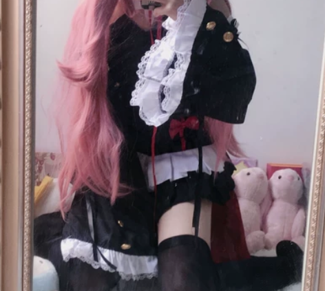 克鲁鲁cos服 假发（含双马尾）?头饰（两...