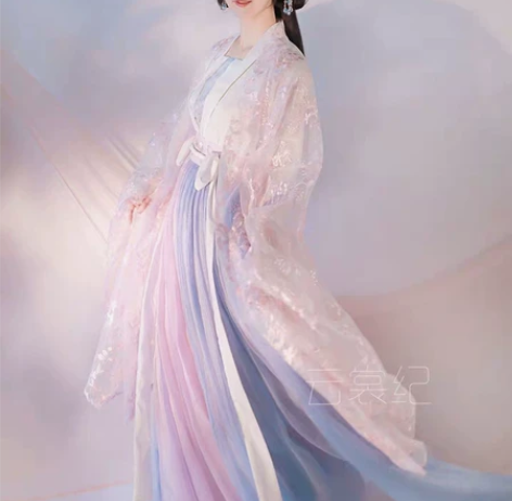 【东月棠-原云裳纪】春樱紫蓝 六米摆一片齐...