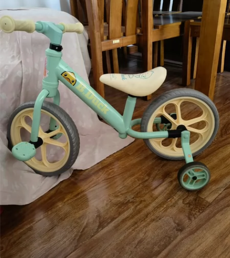 乐的小黄鸭1020L二合一平衡车宝宝滑行车...