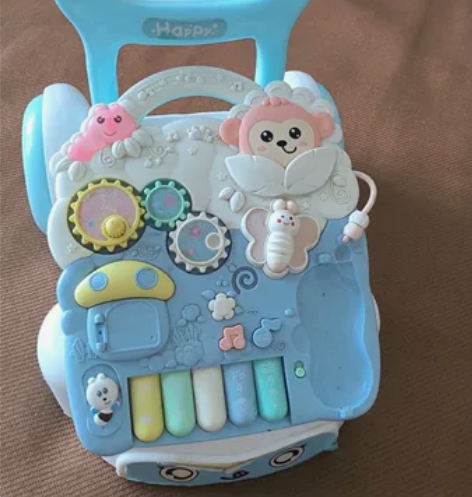 儿童学步车多功能宝宝手推车玩具走路助步防侧...