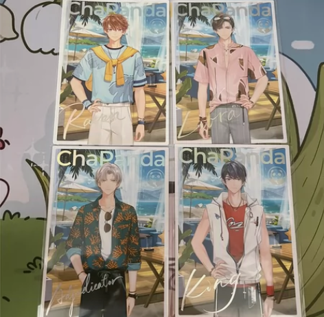 【出】未定事件簿 茶百道联名四人明信片 单...