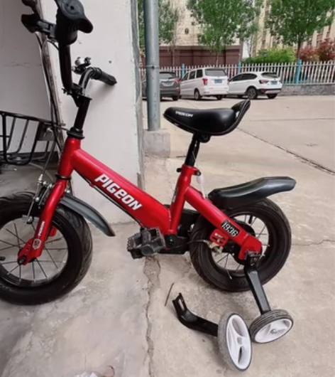 平邑个人闲置飞鸽儿童自行车，12寸，9.9...