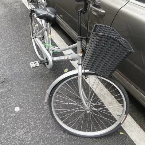 凤凰银色淑女车／凤凰通勤自行车／女式自行车...