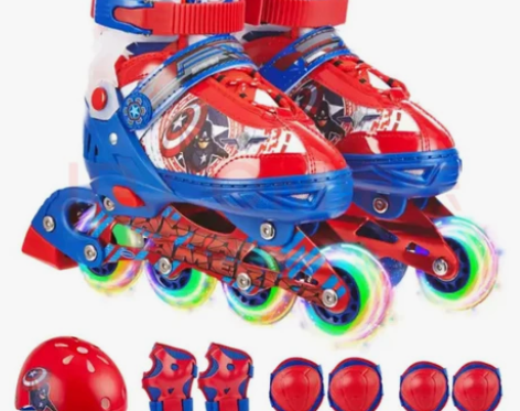 迪士尼轮滑鞋/旱冰鞋，s号(推荐31-34...