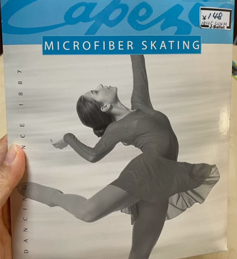 Capezio 花样滑冰比赛打底袜女童高弹...