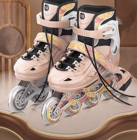 全新斯威轮滑鞋儿童专业滑冰女童女孩男孩初学...