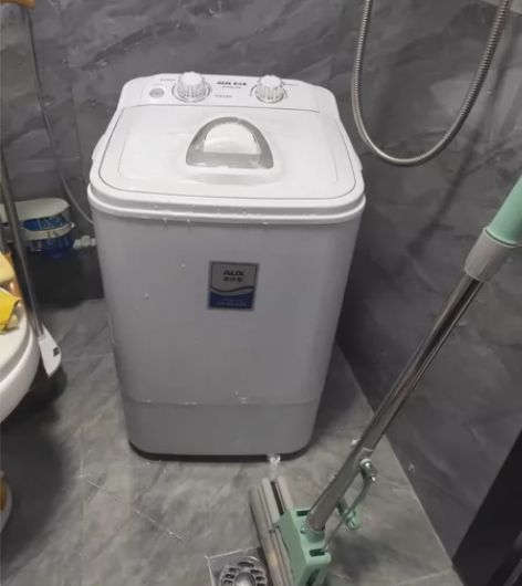 AUX/奥克斯迷你洗衣机小型单桶半全自动家...