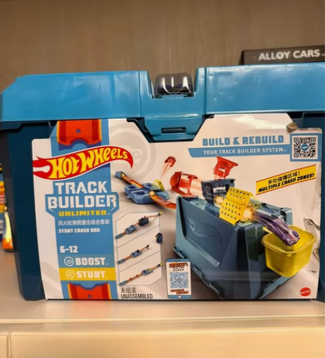 玩具反斗城购入，全新风火轮合金车轨道电动城...