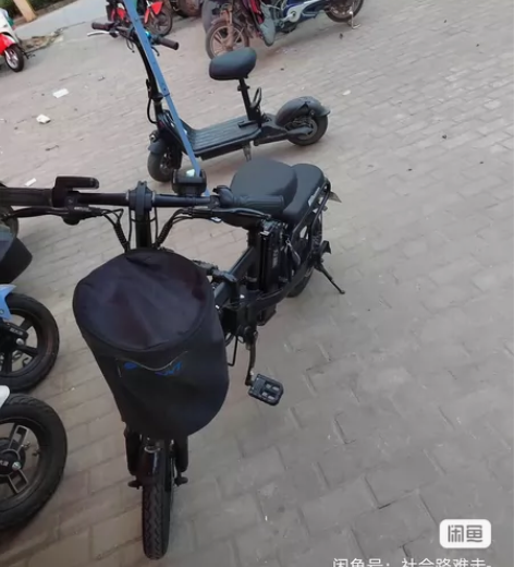 代驾折叠电动车自行车闲置新日牌的，前后双碟...