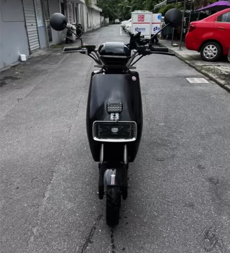 磨砂黑F6 黄牌永久骑行 续航四五十公里 ...