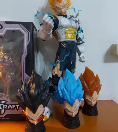 七龙珠 贝吉塔超级赛亚人LX贝吉塔手办四头...