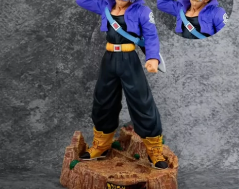 七龙珠手办特兰克斯手办未来战超级赛亚人双头...