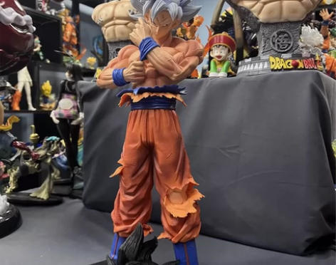 七龙珠手办超GROS自在极意功银发孙悟空f...