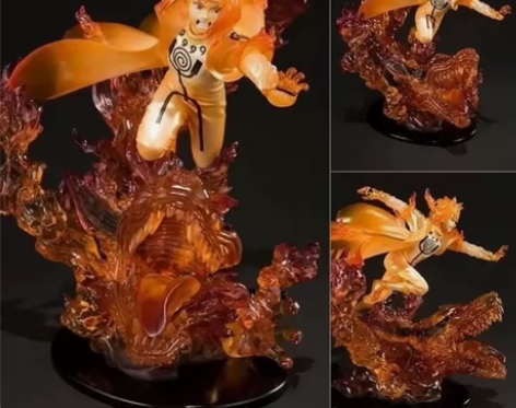 优质版火影忍者火焰波风水门羁绊手办模型摆件...