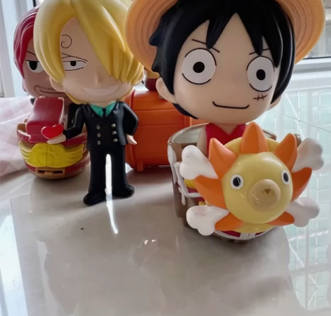 海贼王玩具手办麦当劳摆件玩偶模型可动乔巴路...