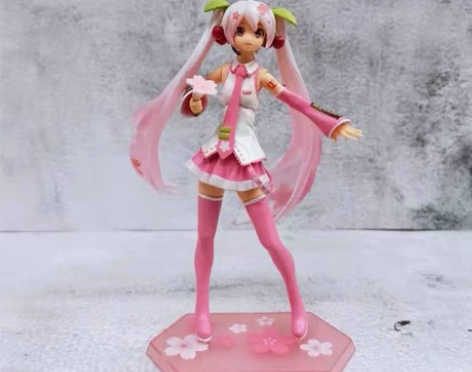 特价清仓全新樱花粉色拿花初音未来公主殿下M...