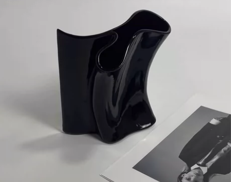 原创陶瓷艺术花瓶现代ins北欧装饰品客厅软...