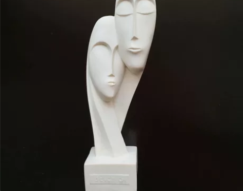 西洋古董雕塑摆件雪花石膏雕塑人物艺术作品 ...