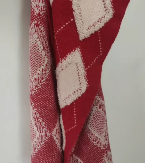 光遇同款围巾圣诞节周边老奶奶织的围巾软乎乎...