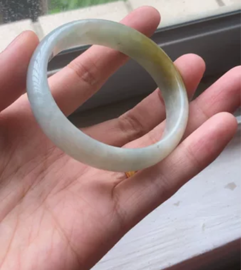 十年前800元买的翡翠手镯，大水鱼 实体店...