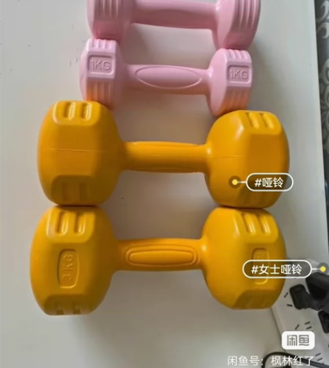 哑铃女士健身家用实心男女小哑铃举重杠铃儿童...