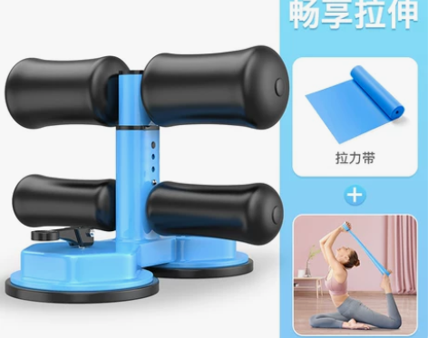仰卧起坐辅助器固定脚收腹机吸地卷腹运动吸盘...