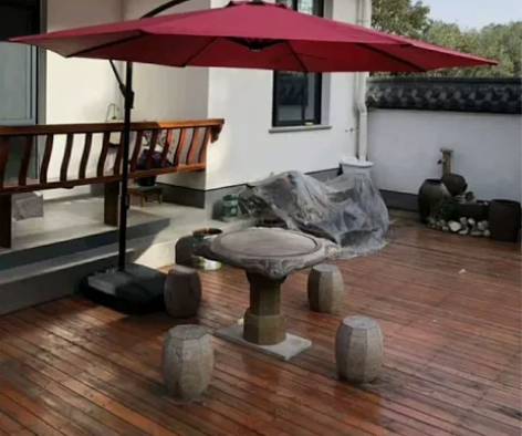 (全新二手价)户外伞庭院伞遮阳伞阳台休闲大...