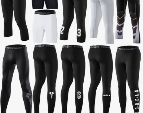 紧身长裤七分五分男健身服高弹速干跑步运动装...