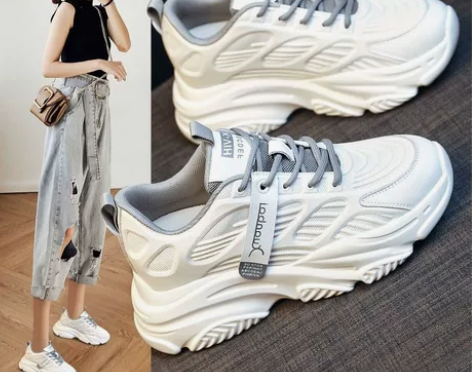 老爹鞋女ins潮2023春秋新款超火韩版百...