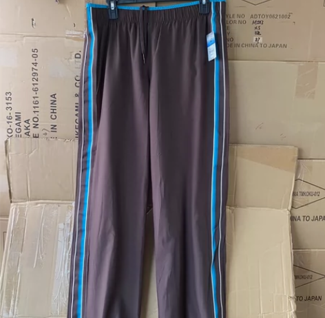 外贸尾货，美式复古运动裤子宽松设计感高街学...