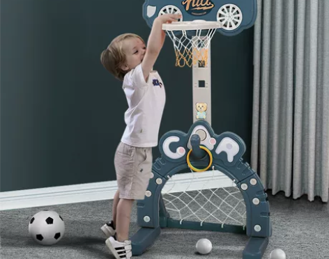 儿童篮球架室内可升降宝宝1-2-3-6周岁...