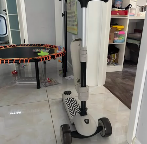 贝易滑板车云母灰，二合一，几乎全新，没玩过...