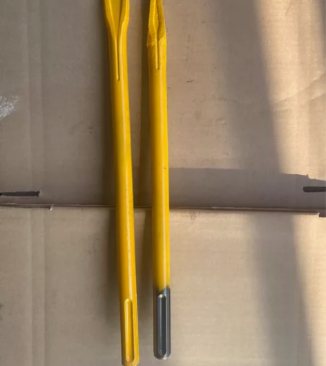 五坑钻头博士柄电镐加长加宽圆柄三槽两坑扁凿...