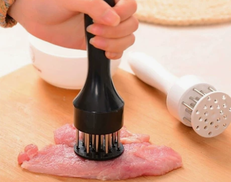 牛排松肉锤钢针家用嫩肉器扎孔断筋器敲打肉锤...