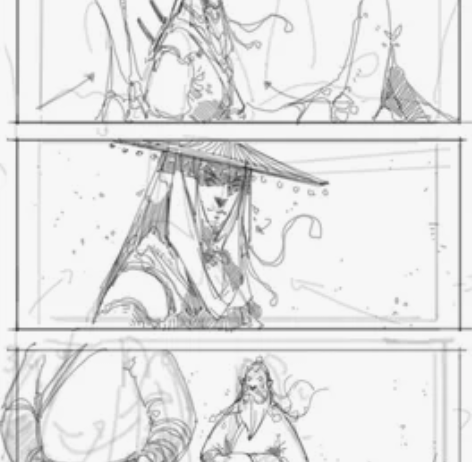 分镜头绘画，成品分镜，本人分镜绘画师，价格...