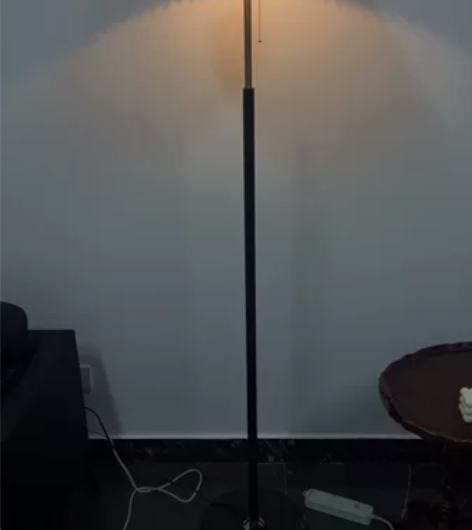 大理石板的高端底座北欧风落地灯,全新的,落...