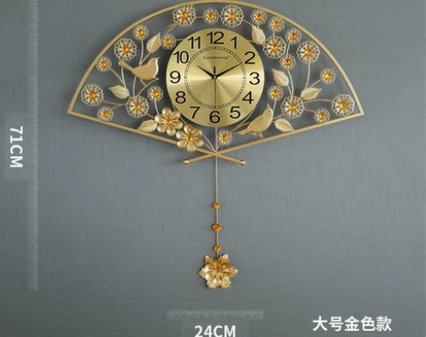 钟表挂钟客厅现代简约创意时钟家用静音卧室夜...