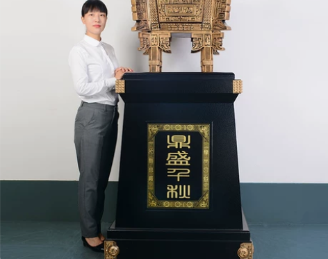 工艺品 开业礼物办公室招财鼎摆件公司乔迁礼...