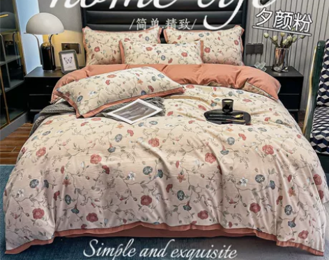 2023新品 爆品上架A类双层纱水洗棉印...
