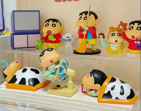 【一个也包邮】蜡笔小新日常系列祖国版盲盒手...