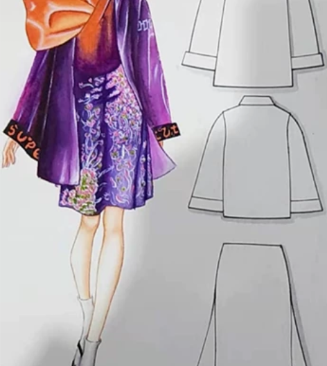 本人服装设计，可以代画服装效果图，款式图 ...