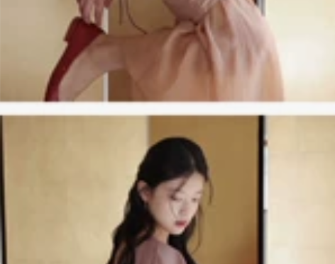 《烟萝》新中式解构设计立体剪裁50D细旦长...